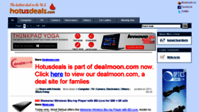 What Hotusdeals.com website looked like in 2014 (10 years ago)