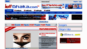 What Hottdhaka.com website looked like in 2011 (13 years ago)