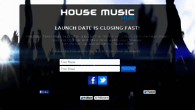 What Housemusichub.com website looked like in 2014 (10 years ago)