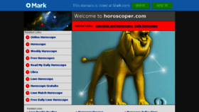 What Horoscoper.com website looked like in 2014 (10 years ago)