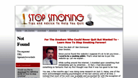 What Howtostopsmoking.org website looked like in 2014 (10 years ago)