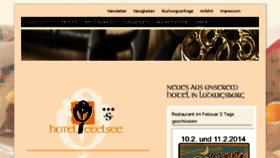 What Hotel-egelsee.de website looked like in 2014 (12 years ago)