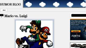 What Humor-blog.com website looked like in 2014 (11 years ago)