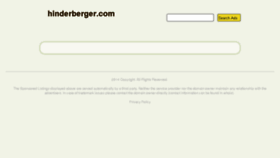 What Hinderberger.com website looked like in 2014 (10 years ago)