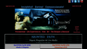 What Hauntedpath.com website looked like in 2014 (10 years ago)
