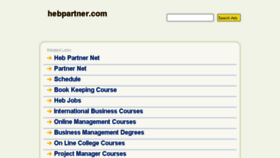 What Hebpartner.com website looked like in 2014 (10 years ago)