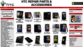 What Htcrepairparts.com website looked like in 2014 (10 years ago)
