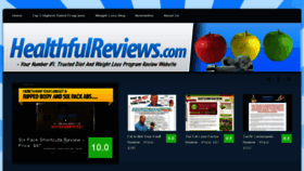 What Healthfulreviews.com website looked like in 2014 (10 years ago)