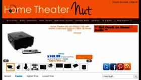 What Hometheaternut.com website looked like in 2014 (10 years ago)