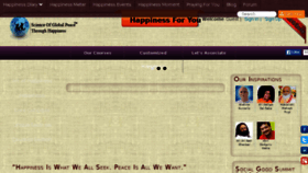What Happinessforyou.org website looked like in 2014 (10 years ago)