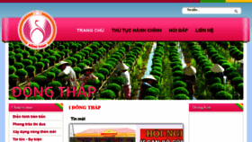 What Hdtdkt.dongthap.gov.vn website looked like in 2014 (10 years ago)