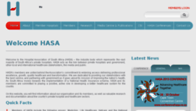 What Hasa.co.za website looked like in 2014 (10 years ago)