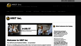 What Hrit.com website looked like in 2014 (10 years ago)