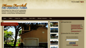 What Homesforsalefortlauderdalefl.com website looked like in 2014 (10 years ago)