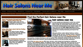 What Hairsalonsnearme.org website looked like in 2014 (10 years ago)