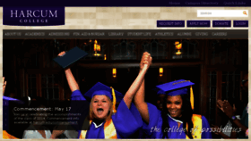 What Harcum.edu website looked like in 2014 (10 years ago)
