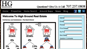 What Highgroundrealestate.com website looked like in 2014 (10 years ago)