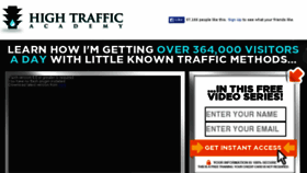What Hightraffic-academy.com website looked like in 2014 (10 years ago)