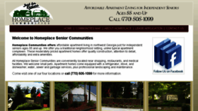 What Homeplacecommunities.com website looked like in 2014 (10 years ago)