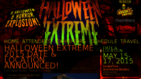 What Halloweenextreme.com website looked like in 2014 (10 years ago)