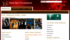 What Hindimp3download.net website looked like in 2014 (10 years ago)