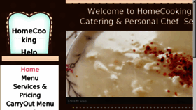 What Homecookinghelp.com website looked like in 2014 (10 years ago)