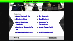 What Handfree.com website looked like in 2014 (10 years ago)