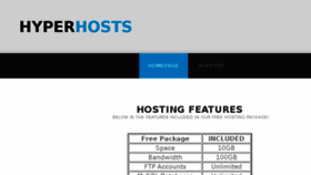 What Hyperhosts.com website looked like in 2014 (10 years ago)