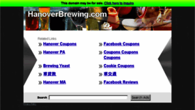 What Hanoverbrewing.com website looked like in 2014 (10 years ago)