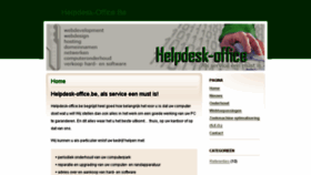 What Helpdesk-office.be website looked like in 2014 (10 years ago)