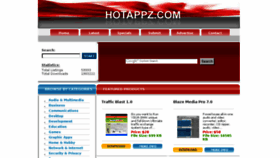 What Hotappz.com website looked like in 2014 (10 years ago)
