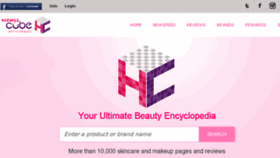 What Honeyzcube.com website looked like in 2014 (9 years ago)
