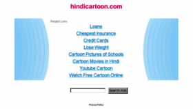 What Hindicartoon.com website looked like in 2014 (9 years ago)