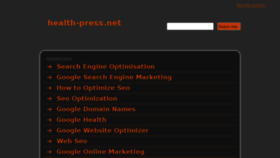 What Health-press.net website looked like in 2014 (9 years ago)