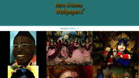 What Harekrishnawallpapers.com website looked like in 2014 (9 years ago)