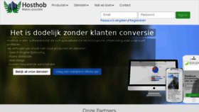 What Hosthob.com website looked like in 2014 (10 years ago)