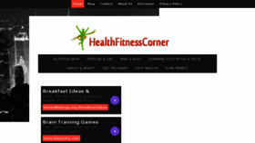 What Healthfitnesscorner.com website looked like in 2014 (10 years ago)