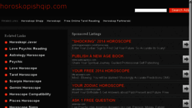 What Horoskopishqip.com website looked like in 2014 (9 years ago)