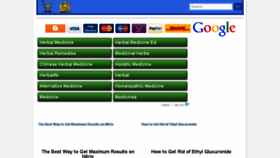 What Herbalmedicinetips.com website looked like in 2014 (9 years ago)