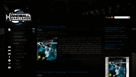 What Handball-challenge.com website looked like in 2014 (9 years ago)