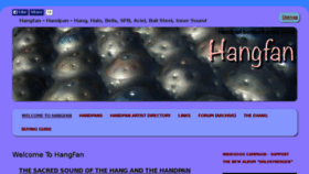 What Hangfan.co.uk website looked like in 2014 (9 years ago)