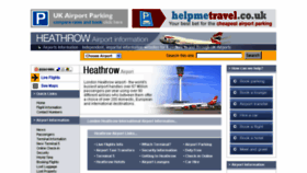 What Heathrowinformation.co.uk website looked like in 2014 (11 years ago)
