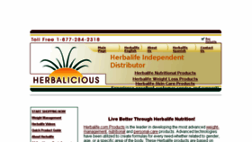 What Herbalicious.com website looked like in 2014 (9 years ago)