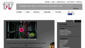 What Heels.tv website looked like in 2014 (9 years ago)
