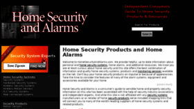 What Homesecurityandalarms.com website looked like in 2014 (9 years ago)