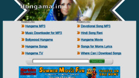 What Hungama.in website looked like in 2014 (9 years ago)