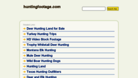 What Huntingfootage.com website looked like in 2014 (9 years ago)