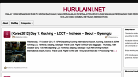 What Hurulaini.net website looked like in 2014 (9 years ago)