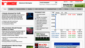 What Hemscott.net website looked like in 2014 (9 years ago)