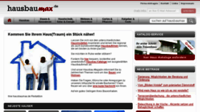 What Hausbaumax.de website looked like in 2014 (9 years ago)